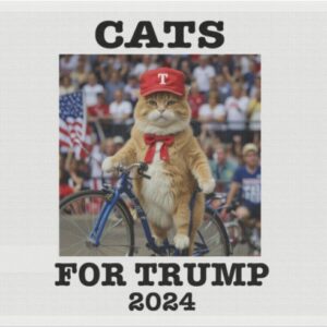 Cats For Trump 2024 Flag