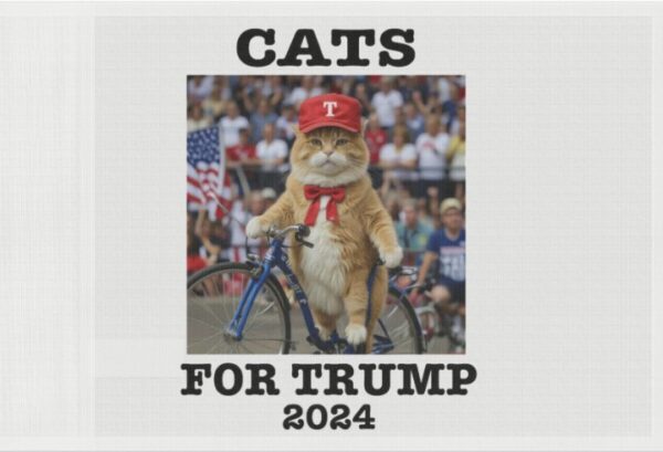 Cats For Trump 2024 Flag