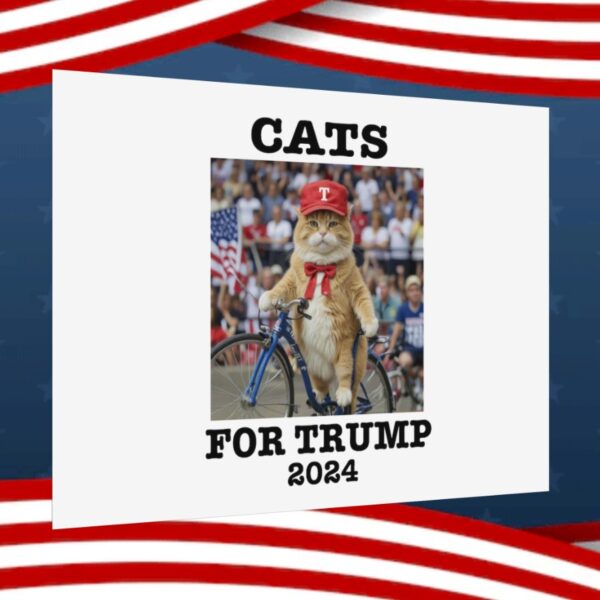 Cats For Trump 2024 Posters