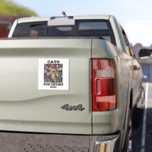 Cats For Trump 2024 Car Magnet