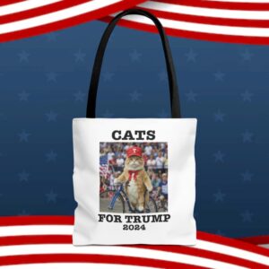 Cats For Trump 2024 Tote Bag