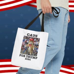 Cats For Trump 2024 Tote Bag