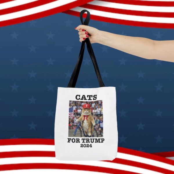 Cats For Trump 2024 Tote Bag