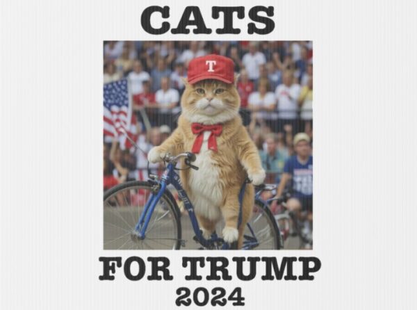 Cats For Trump 2024 Yard Sign
