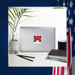 A Cat In MAGA Hat, Make Cats Safe Again Sticker