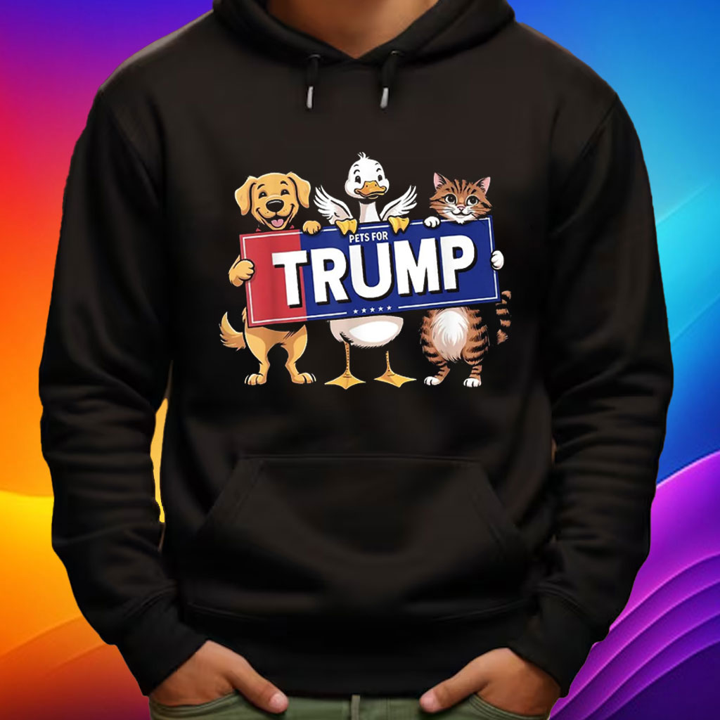 Cat Duck Dog Pets For Trump Shirt