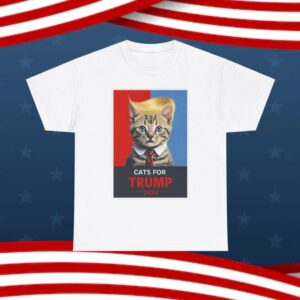 Cats For Trump 2024 Unisex T-Shirt