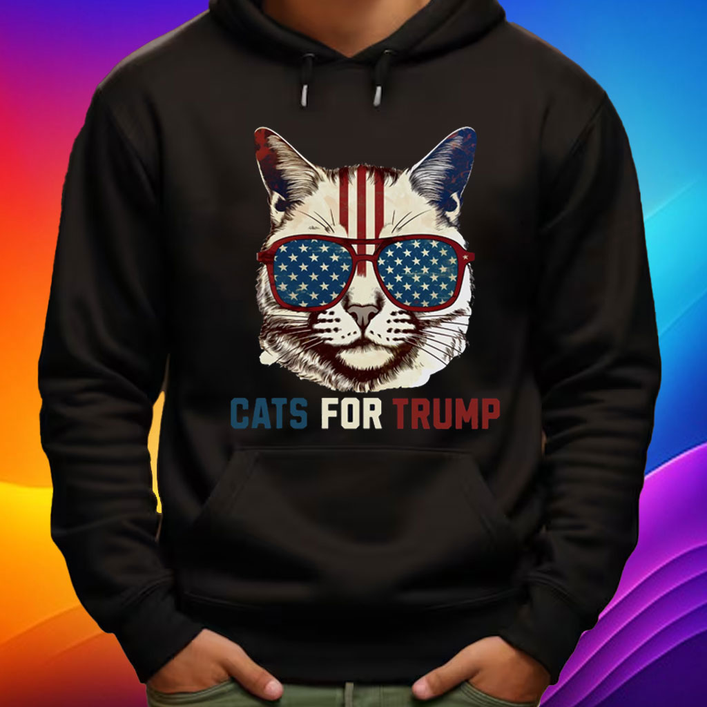 Cats For Trump, Republican Cat Lover, Vote Trump 2024 Shirt
