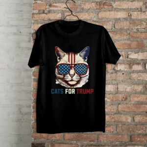 Cats For Trump, Republican Cat Lover, Vote Trump 2024 Shirt