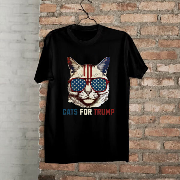 Cats For Trump, Republican Cat Lover, Vote Trump 2024 Shirt