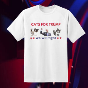 Cats For Trump Shirt, Cat Lovers Donald Trump Shirt