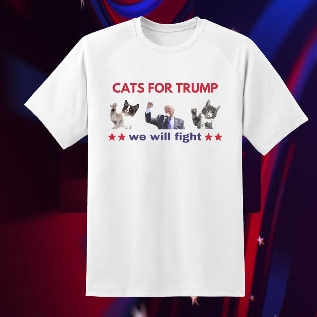Cats For Trump Shirt, Cat Lovers Donald Trump Shirt