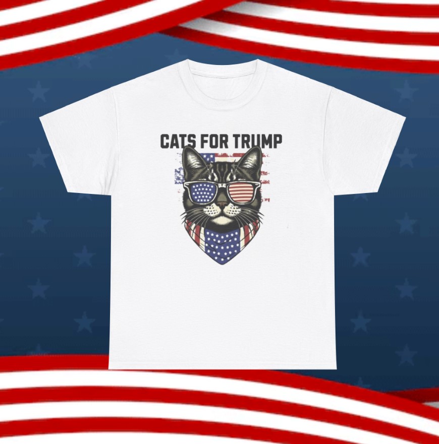 Cats For Trump Shirt, Funny Cat Trump Shirt
