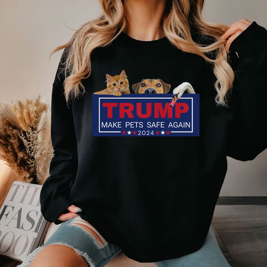 Cats For Trump Shirt, Make Pets Safe Again Shirt