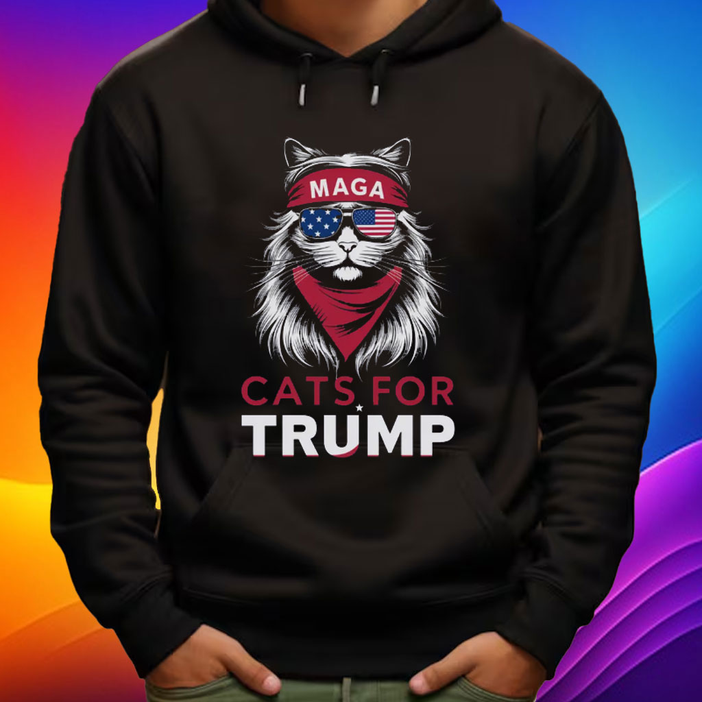 Cats For Trump T-Shirt, MAGA 2024 Shirt
