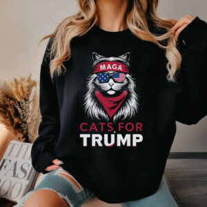 Cats For Trump T-Shirt, MAGA 2024 Shirt