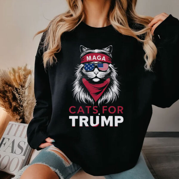 Cats For Trump T-Shirt, MAGA 2024 Shirt
