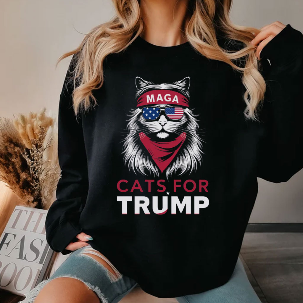 Cats For Trump T-Shirt, MAGA 2024 Shirt
