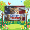 Cats For Trump Yard Sign