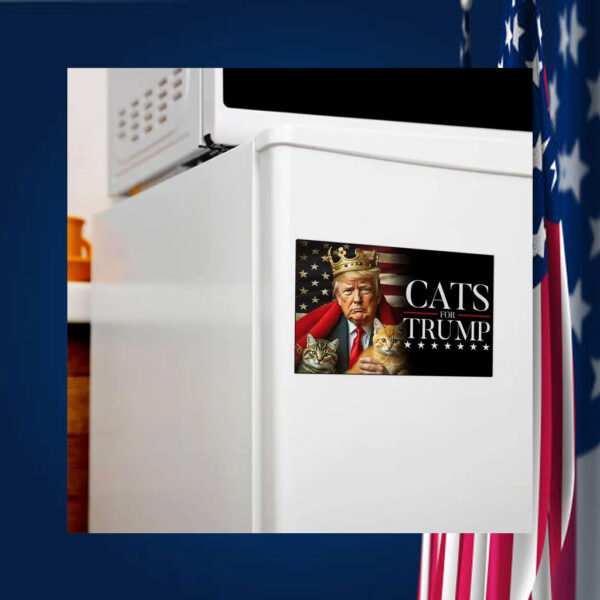 Cats for Trump Magnet, Donald Trump Car Magnet