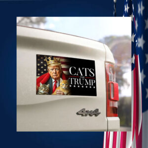 Cats for Trump Magnet, Donald Trump Car Magnet