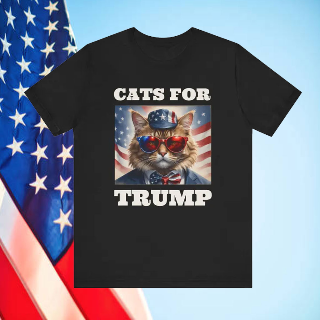 Cats for Trump Shirt 2024, Election Rally T-shirt