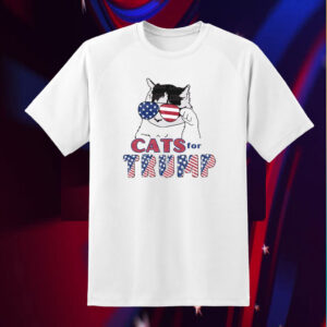 Cats for Trump Shirt, Funny Cat Trump 2024 Shirt