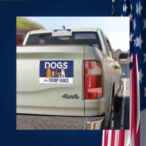 Dogs For Trump Vance, Trump Vance Magnet, Trump For President Car Magnet