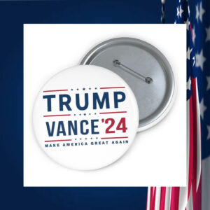 Donald Trump for President Pins Vance for Vice President Buttons