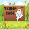 Halloween Trump 2024 Yard Sign