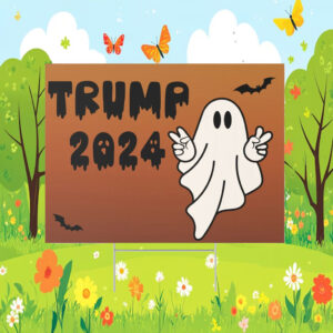 Halloween Trump 2024 Yard Sign