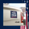 I'm Voting For The Felon ANd The Hillbilly Car Magnet