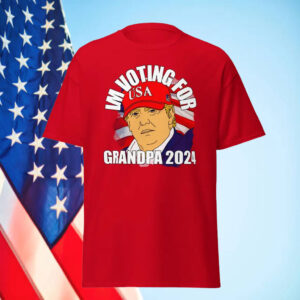 I'm voting for grandpa 2024 Unisex Shirt