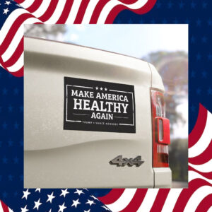 Make America Healthy Again Magnet, MAHA Truck Car Black Magnetic Bumper Sticker