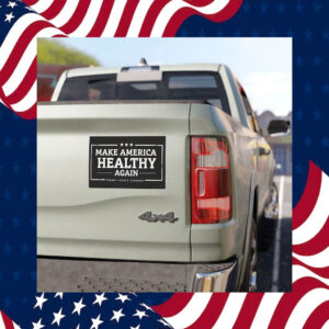 Make America Healthy Again Magnet, MAHA Truck Car Black Magnetic Bumper Sticker