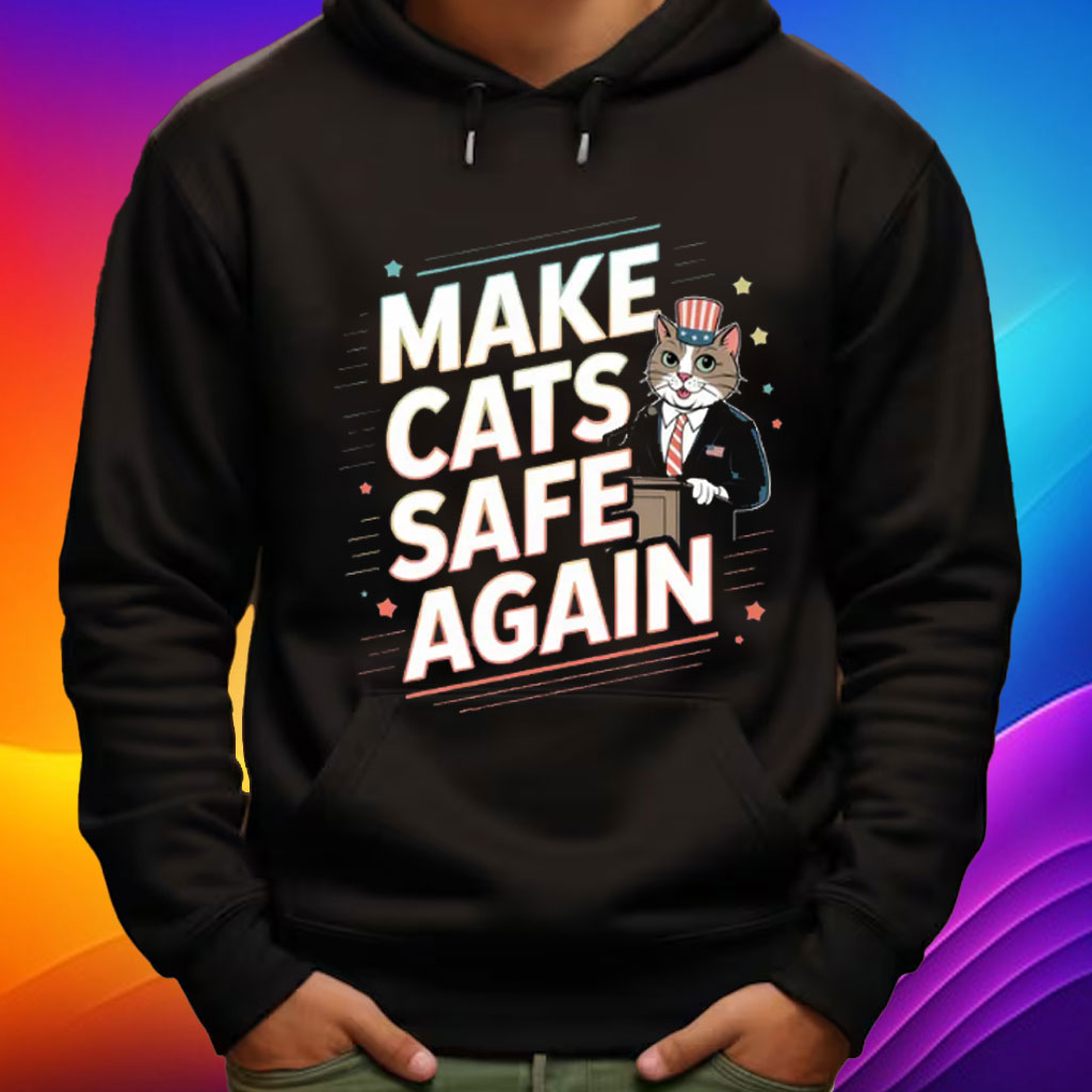 Make Cat Safe Again Shirt, Cats For Trump Shirt