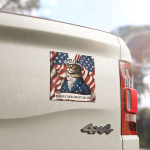 Make Cats Great Again - US Election 2024 Car Magnet