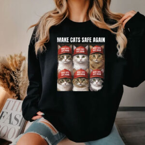 Make Cats Safe Again Shirt, MAGA Dad Shirt, Donald Trump Dad Shirt