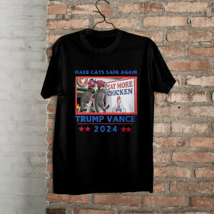 Make Cats Safe Again, Trump Vance 2024 Shirt