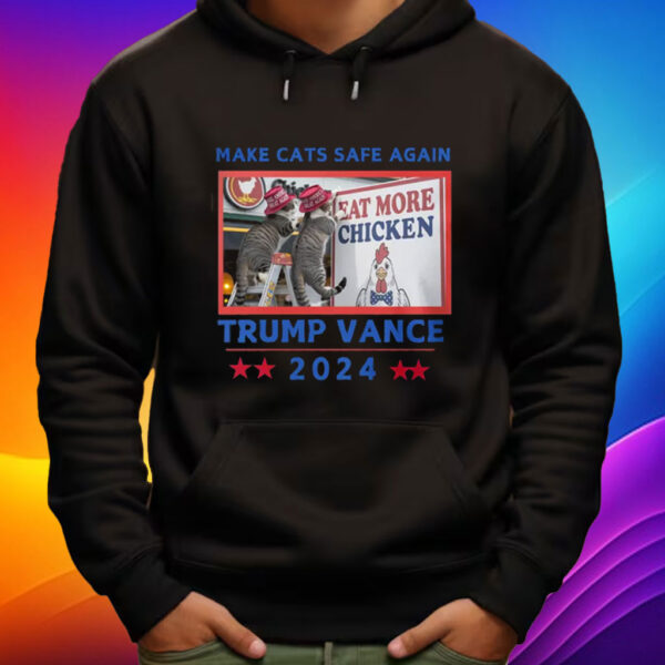 Make Cats Safe Again, Trump Vance 2024 Shirt