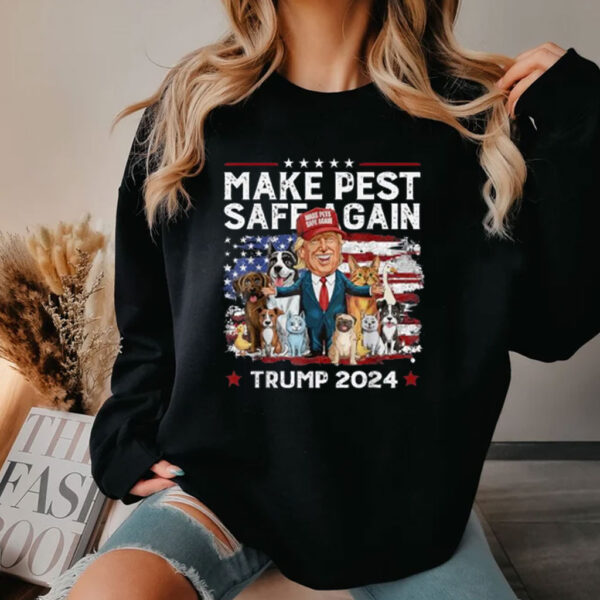 Make Pets Safe Again Trump 2024 Save Our Pets Shirt