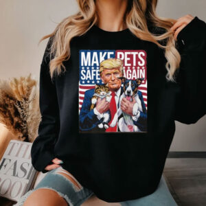Make Pets Safe Again Vote Trump Save Our Pets Cats Dogs 2024 Shirt