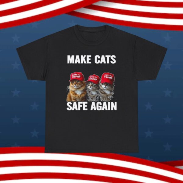 Official Cats for Trump Make cats safe again America Shirt
