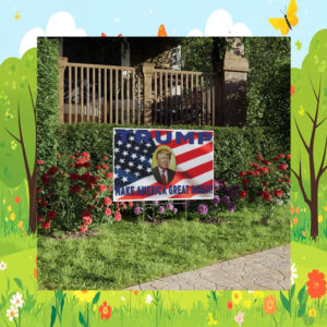 Political Yard Sign, President Trump Campaign Sign