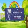 Pro Trump Yard Sign 2024, Pray for America President Trump Vance Yard Sign
