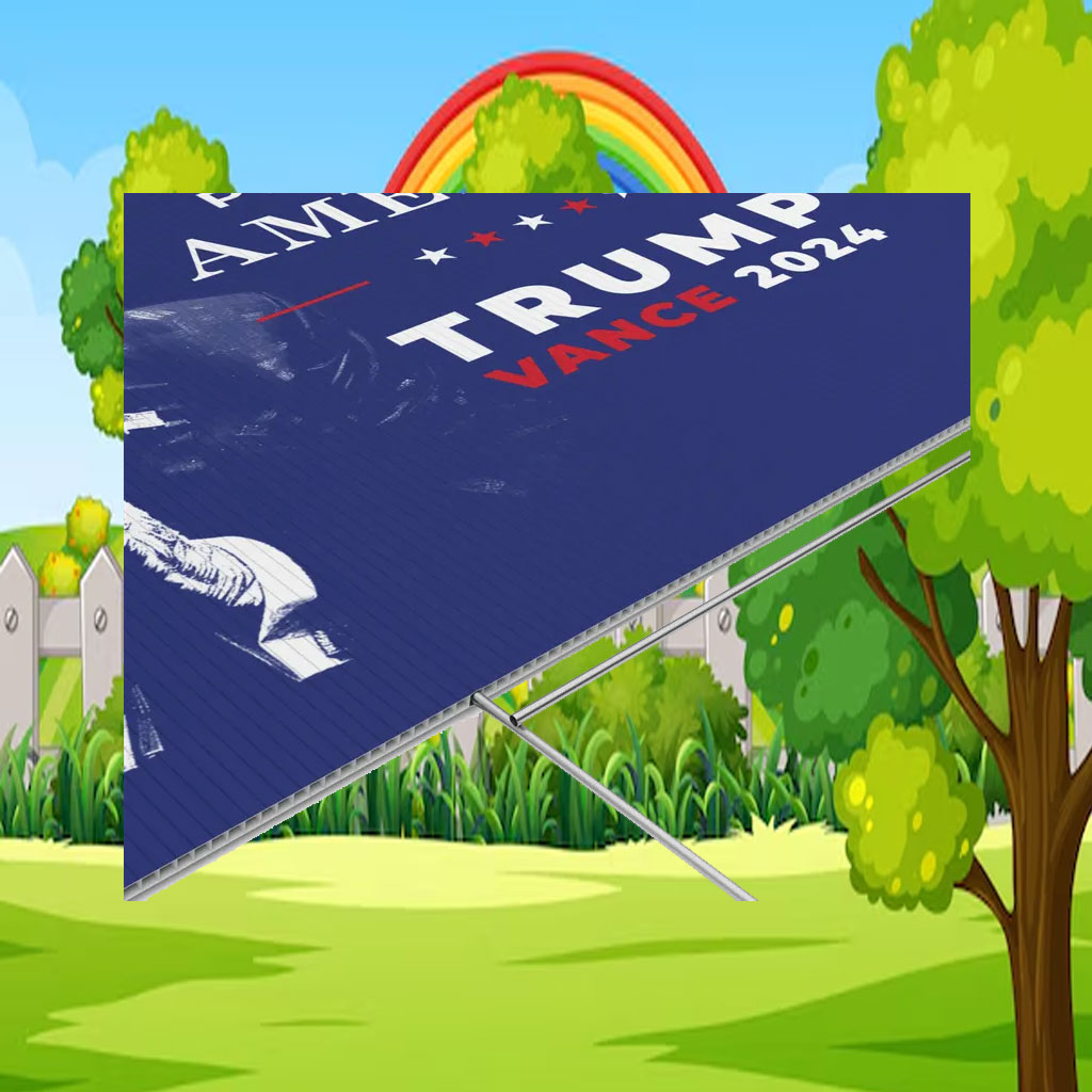 Pro Trump Yard Sign 2024, Pray for America President Trump Vance Yard Sign