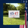 Pro Trump Yard Sign 45 47, Trump for President Yard Sign