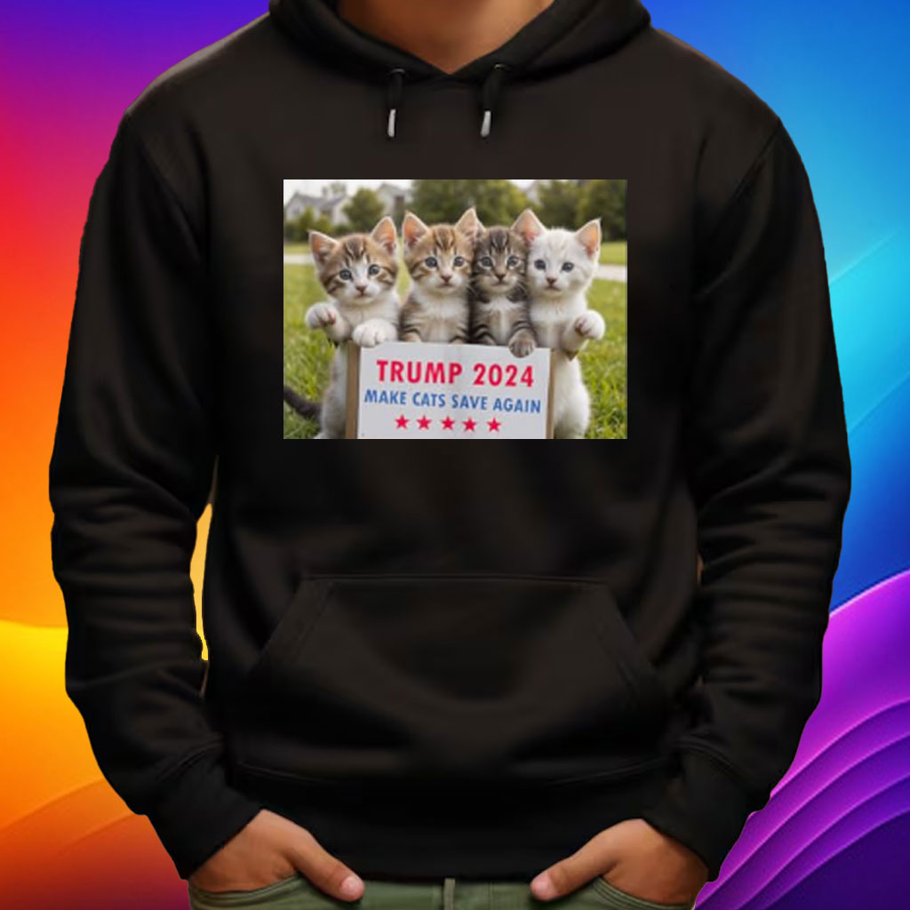 Save Our Cat Vote For Trump 2024 Make Cats Save Again Shirt