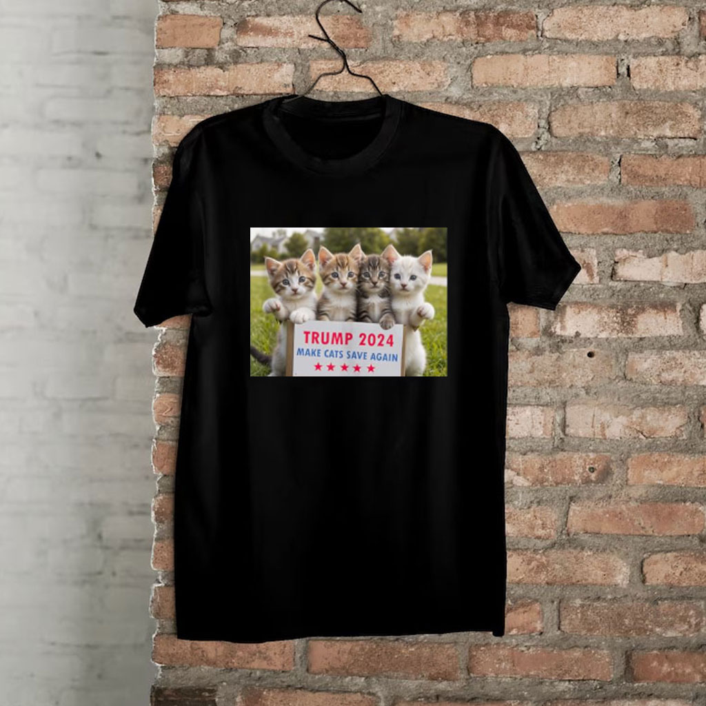 Save Our Cat Vote For Trump 2024 Make Cats Save Again Shirt