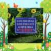 Save The Dogs Save The Cats Vote For Trump 2024 Yard Sign